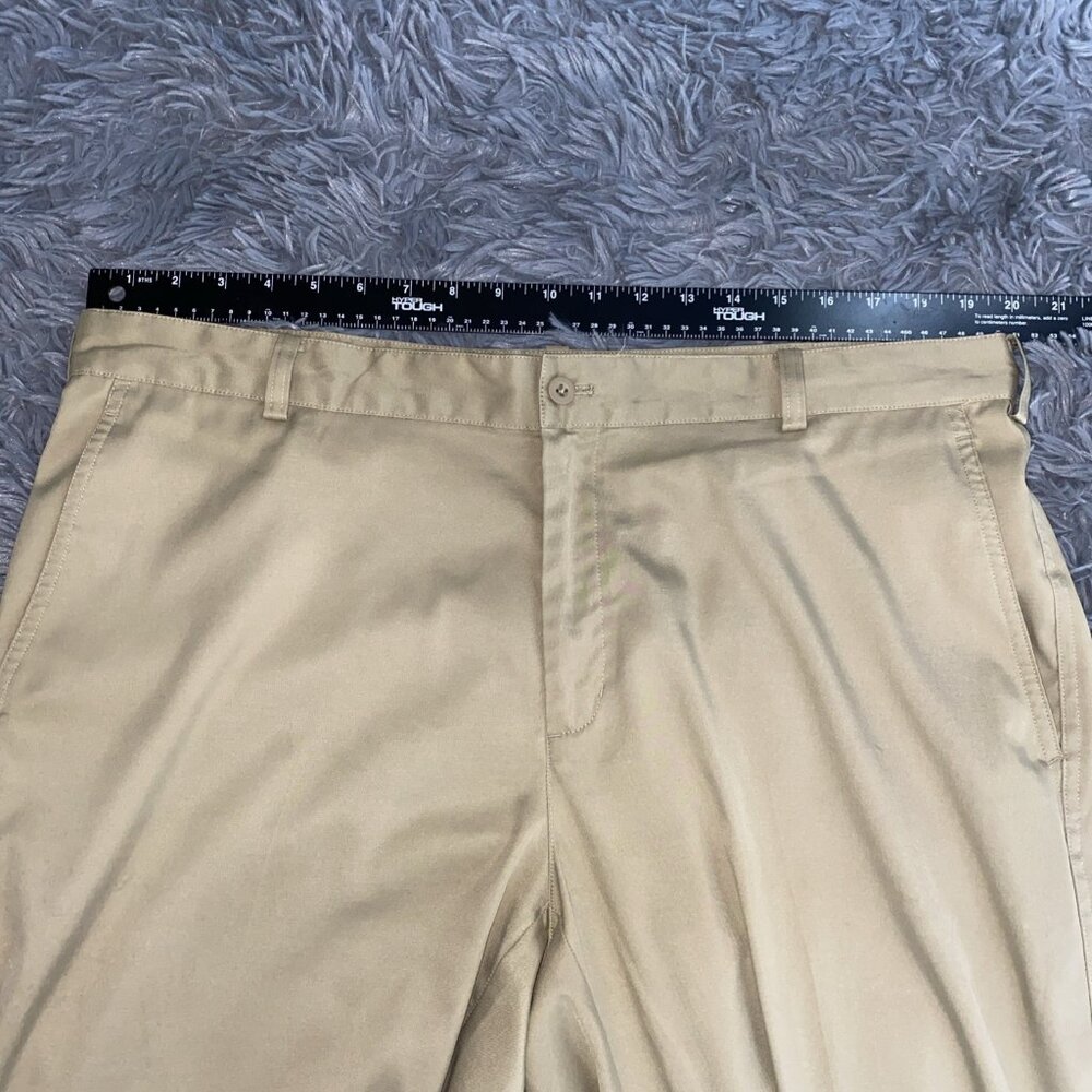 Nike Victory Golf Pants Mens 38x32 Dri-Fit Tech Performance Flat Front Khaki - Picture 3 of 7